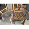 Image 3 : (2) Wooden Arm Chairs