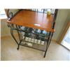 Image 2 : 72"T x 27" wide x 19" Deep Steel Hutch (Bottles & Plant Not Included)