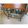 Image 3 : 72"T x 27" wide x 19" Deep Steel Hutch (Bottles & Plant Not Included)