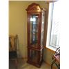 Image 1 : 17.5"x12"x74" Tall Lighted Curio Cabinet