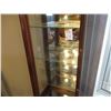 Image 6 : 17.5"x12"x74" Tall Lighted Curio Cabinet