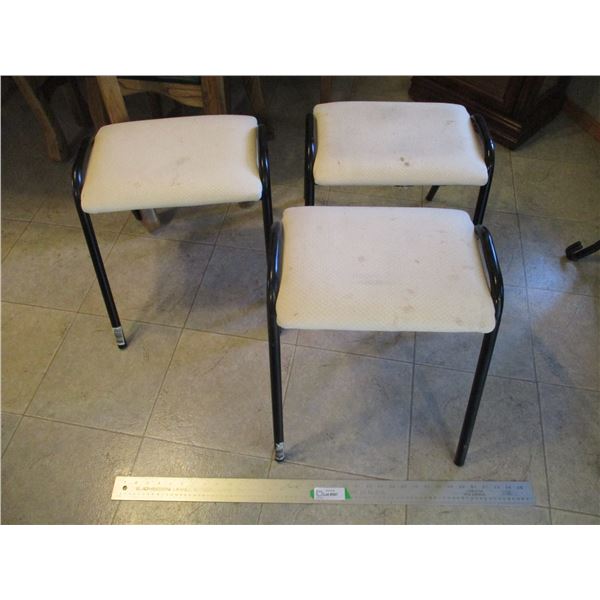 (3) Stacking Stools