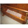 Image 3 : Sitting Bench (49" Long 40" Tall) w/Cushion & Storage Compartment