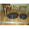 Image 1 : (2) Enameled Roaster Pans & Thermos