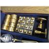 Image 5 : International Stainless Steel Flatware Set w/Wooden Box , S & P Shakers, Napkin Rings, Candle Holder
