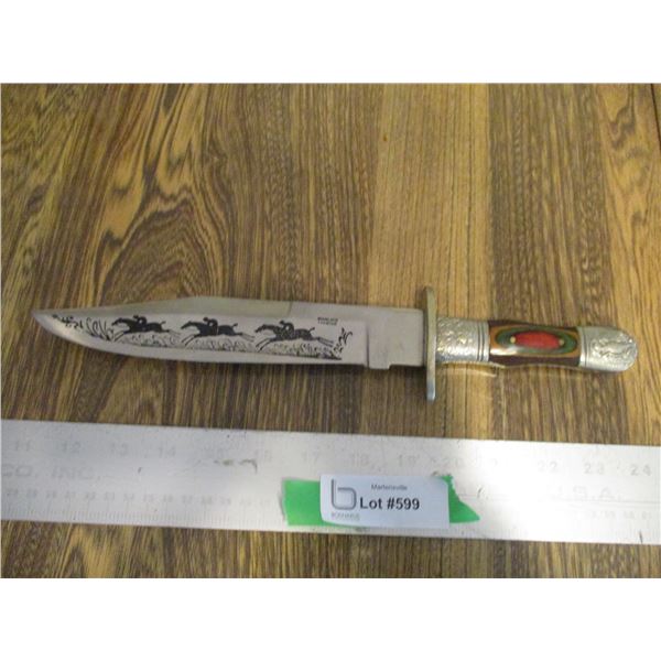 8" Clip Point Bowie Knife - Made in Pakistan