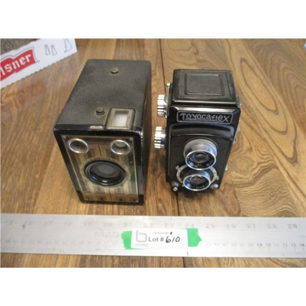 Antique Kodak Brownie Junior & Toyocaflex