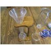 Image 3 : (4) Glass Paper Weights & Ale Glass or Vase w/Stand etc.
