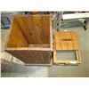 Image 4 : Wooden Store Container - 16 x 14.5 x 27Tall