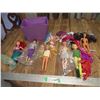 (8) Barbie Type Dolls with Some Clothing
