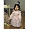 Image 3 : Porcelain Doll in Box 18" + Doll on Stand 24"