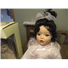 Image 5 : Porcelain Doll in Box 18" + Doll on Stand 24"