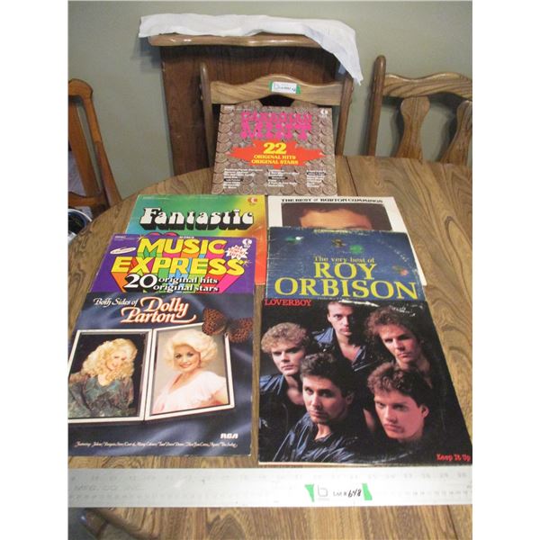 (7) Records - Burton Cummings, Dolly Parton, Loverboy