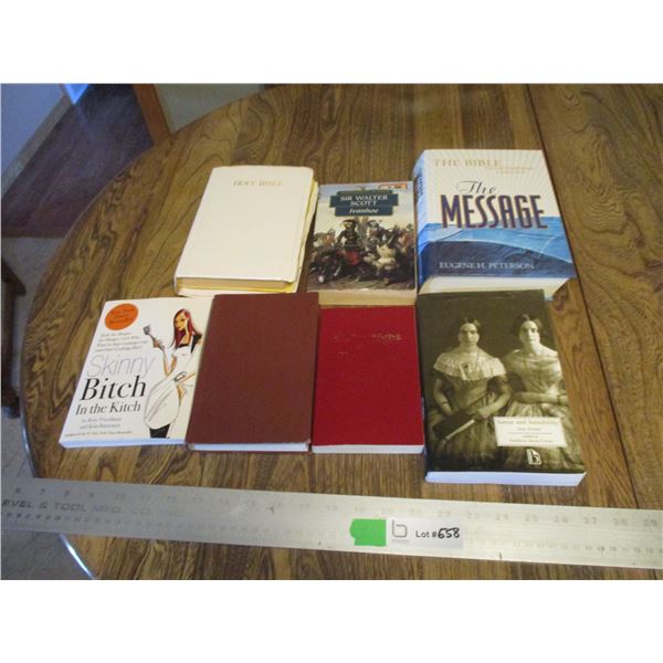 (7) Books - Bible and Novels