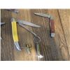 Image 3 : (5) Pocket Knives, (2) Bullet Keychains