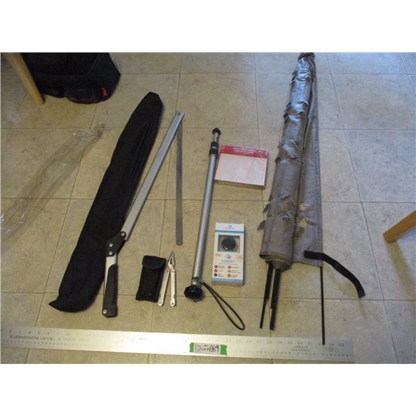 Hunting Blind 40 , (2) Multi-Knives, Youth Activity Tracker