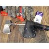 Image 4 : Back-pack Hunting Related Items - Buck Sense, Gloves, Hatchet
