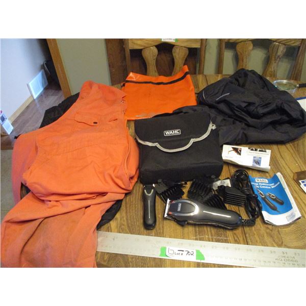 Wahl Deluxe Haircutting Kit, Wetskin Pants, Hunting Overalls, Storage Bag