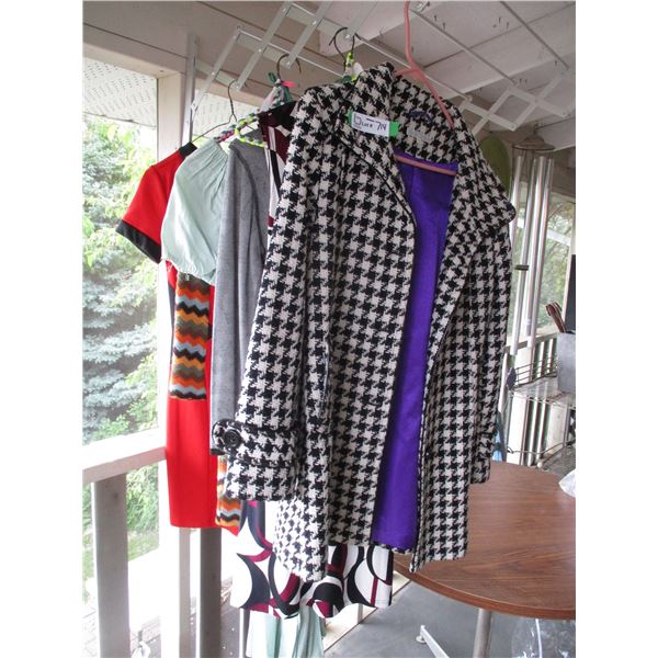 (5) Dresses Size Med, Jacket Size Med