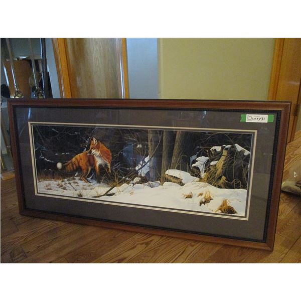 Ducks Unlimited Print Signed Ed Wards - 42.5 x 20.5