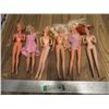 (6) Barbies of Various Years