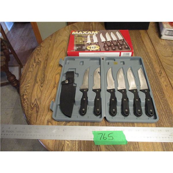 Maxam 8pc Hunting Knife Set