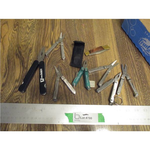 (7) Multi-Tools and (1) Pocket Knife