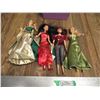 Image 1 : (4) Barbies of Various Years