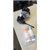 Image 2 : LOT OF HYDROPONICS CHEMICALS, 12VOLT INFLATOR AND MORE