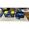 Image 1 : TOOLBAG WITH TOOLBOX, CONSTRUCTION MEASURING TAPE