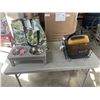 Image 1 : ASSORTED PET SUPPLY, SOME NEW, AND 2 BIKE BASLKETS, LUNCH KIT