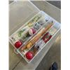 Image 2 : TACKLE BOX AND ORGANIZER WITH CONTENTS