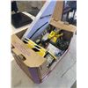 Image 2 : BOX OF ASSORTED TOOLS AND SHOP SUPPLIES