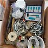 Image 2 : TWO BOXES OF ASSORTED TOOLS AND FASTENERS