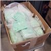 Image 2 : APPROX 300 NEW SIZE MEDIUM MINT RUBBER GLOVES