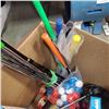 Image 2 : ASSORTED GOLF PRACTICE BALLS, FLAG PINS, MINI GOLF PUTTERS ETC