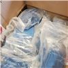 Image 2 : APPROX 300 NEW SIZE MEDIUM BLUE RUBBER GLOVES