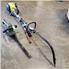 Image 1 : GAS RYOBI TRIMMER AND BLACK AND DECKER HEDGE TRIMMER