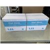 Image 1 : 2 BOXES OF VINYL GLOVES, SIZE SMALL