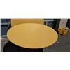 Image 2 : 2 ROUND MARKET TABLES IN GOOD SHAPE, 5FT DIAMETER