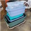 Image 2 : ASSORTED STORAGE TOTES AND LIDS