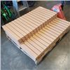 Image 1 : PALLET OF SLOTWALL PIECES, 4' TALL X 2' WIDE AND 16" WIDE