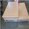 Image 2 : PALLET OF SLOTWALL PIECES, 4' TALL X 2' WIDE AND 16" WIDE