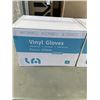 Image 2 : 2 BOXES OF VINYL GLOVES, SIZE SMALL