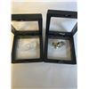 Image 2 : 5 SEMI PRECIOUS STONES - NATURAL CITRINE, OBSIDIAN, ADENTUREINE, LUMERIAN, AND PYRITE W/ CRYSTAL HEA