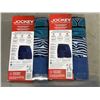 Image 2 : (2) NEW JOCKEY BOXER BRIEFS 3 PACK, MENS SIZE XL