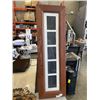 Image 2 : MIRROR, FRAME AND WOODEN DECOR