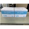 Image 1 : 2 BOXES OF VINYL GLOVES, SIZE XL