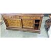Image 8 : ETHAN ALLEN 2PC GLASS SLIDING DOOR DISPLAY CABINET