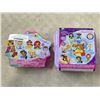 Image 1 : AQUABEADS DISNEY PRINCESS DAZZLE SET AND DISNEY PRINCESS CREATION CUBE, RETAIL $58